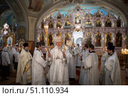 Праздничная литургия в Савинском храме Балашихи. Редакционное фото, фотограф Дмитрий Неумоин / Фотобанк Лори