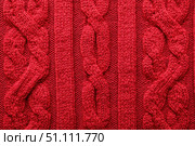Red sweater texture background, cable knit pattern, intricate textures. For design projects, product presentation. Soft Knitted Woolen Detailed Pattern. Natural Fabric Knitwear, Warm Cashmere Surface. Стоковое AI-изображение, AI-художник Марина Демидюк / Фотобанк Лори