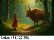 Дорога в сказку. Стоковое AI-изображение, AI-художник Анатолий Скачков / Фотобанк Лори