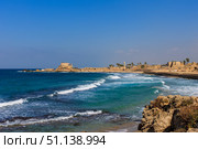 Coastline of Caesaria. (2017 год). Стоковое фото, фотограф Емельянов Евгений Викторович / Фотобанк Лори