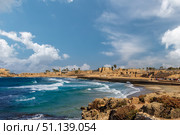 Coastline of Caesaria. (2017 год). Стоковое фото, фотограф Емельянов Евгений Викторович / Фотобанк Лори
