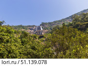 Dudhsagar Waterfall, Goa, India. (2018 год). Стоковое фото, фотограф Емельянов Евгений Викторович / Фотобанк Лори