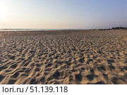 Sunset on Mandrem beach in Goa, India. (2018 год). Стоковое фото, фотограф Емельянов Евгений Викторович / Фотобанк Лори