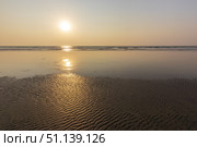 Sunset on Mandrem beach in Goa, India. (2018 год). Стоковое фото, фотограф Емельянов Евгений Викторович / Фотобанк Лори