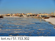Evening on the Irtysh River, Omsk region, Siberia, Russia (2017 год). Редакционное фото, фотограф Александр Карпенко / Фотобанк Лори
