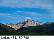 Гора Каракая на закате. Вид с урочища Джилы-Су. Стоковое фото, фотограф Владимир Глинский / Фотобанк Лори