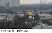 Балашиха стоп кадр с видом на храм Александра Невского (2021 год). Стоковое видео, видеограф Дмитрий Неумоин / Фотобанк Лори