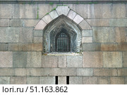He window - embrasure for the shooting of guns. Стоковое фото, фотограф Константин Тимофеев / Фотобанк Лори