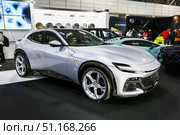 Ferrari Purosangue. Редакционное фото, фотограф Art Konovalov / Фотобанк Лори
