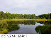 Озеро Смолокурка в Шадринске. Курганская область. Стоковое фото, фотограф Илья Юрукин / Фотобанк Лори