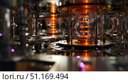 Advanced Technology Visualization: processor microchip starting artificial intelligence digitalization of neural networking and Cloud Computing. Digital lines move data, quantum computer interior, glowing qubits, hyper-detailed futuristic tech. Стоковое AI-изображение, AI-художник ALLA YURTAYEVA / Фотобанк Лори