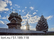 Kizhi Island Church of the Transfiguration  The architectural ensemble of Kizhi Pogost. Церковь Преображения Господня на острове Кижи, Карелия. Russia (2025 год) Редакционное фото, фотограф Татьяна Сафронова / Фотобанк Лори
