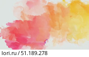 Artist skillfully blends various shades of pink, orange, and yellow to create a beautiful abstract art piece in a lively studio atmosphere. Стоковое AI-видео, аниматор Данила Большаков / Фотобанк Лори
