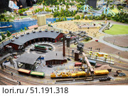 St. Petersburg, Russia - May 29, 2021: Grand Layout Russia. Museum of miniature scenes from Russian everyday Life. Reduced recognizable places of the country. Редакционное фото, фотограф Наталия Кирсанова / Фотобанк Лори