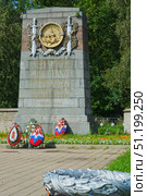 Saint Petersburg (Russia). Memorial "Dachnoye Military Cemetery" on a summer day. Стоковое фото, фотограф Елена  Попкова / Фотобанк Лори