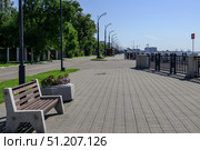 Набережная реки Амур.Благовещенск.,Россия 18 августа 2025. Редакционное фото, фотограф Алексей Линник / Фотобанк Лори