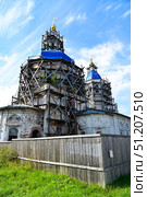 Церковь Рождества Пресвятой Богородицы (Ильинская церковь). 1744-1761г.г. Город Тобольск. Стоковое фото, фотограф Александр Тараканов / Фотобанк Лори