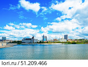 Озеро Нижний Кабан. Город Казань (2024 год). Редакционное фото, фотограф Макаров Алексей / Фотобанк Лори