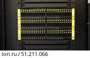 the server is working in the computer center. Стоковое видео, видеограф Алексей Сергеев / Фотобанк Лори