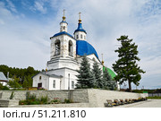 Иоанно-Введенский Междугорский женский монастырь. Храм Рождества Иоанна Предтечи и Крестителя Господня. Поселок Прииртышский. Тюменская область. Стоковое фото, фотограф Александр Тараканов / Фотобанк Лори
