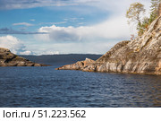 Ladoga skerries, stone islands on Lake Ladoga. Republic of Karelia, Russia. Стоковое фото, фотограф Photojuli / Фотобанк Лори