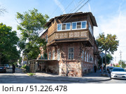 Астрахань,улицы со старыми домами. (2023 год). Редакционное фото, фотограф Андреева Тамара Викторовна / Фотобанк Лори