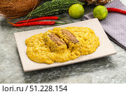 Indian cuisine - Malai kofta with gravy. Стоковое фото, фотограф Андрей Старостин / Фотобанк Лори