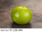 Green ripe fruit sweetie citrus. Стоковое фото, фотограф Андрей Старостин / Фотобанк Лори