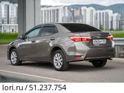 KRASNOYARSK, RUSSIA - September 4, 2025: Toyota Corolla XI. Редакционное фото, фотограф Плотников Дмитрий / Фотобанк Лори