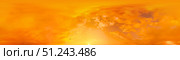 Sunset sky panorama with bright glowing pink Cumulus clouds. HDR 360 seamless spherical panorama. Full zenith or sky dome in 3D, sky replacement for aerial drone panoramas. Climate and weather change. Стоковое фото, фотограф svetograph / Фотобанк Лори