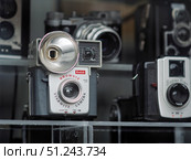 Vintage Kodak Starlet Camera Displayed in Collection. Редакционное фото, фотограф Sergakoff / Фотобанк Лори