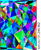 Poligonal  background, image. Cute illustration  for design. Полигональный фон,  изображение. Симпатичная иллюстрация для дизайна. Стоковая иллюстрация, иллюстратор Luizavictorya72 / Фотобанк Лори