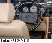 Classic SLS AMG Coupe Mercedes-Benz Interior Detail (2024 год). Редакционное фото, фотограф Sergakoff / Фотобанк Лори