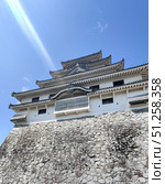Karatsu, Japan - May 10, 2025. Karatsu Castle in Sunlights. Стоковое фото, фотограф Константин Никитеев / Фотобанк Лори