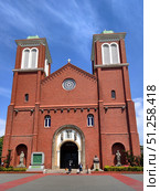 Nagasaki, Japan - May 12, 2025. Urakami Church. Стоковое фото, фотограф Константин Никитеев / Фотобанк Лори
