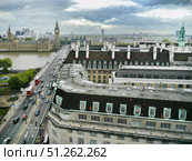 The Palace of Westminster with Big Ben and Westminster Bridge (2013 год). Редакционное фото, фотограф Sergakoff / Фотобанк Лори