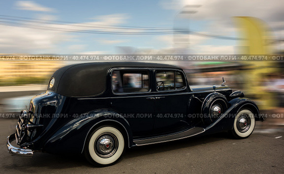 1937 Packard Super Eight Convertible. Стоковое фото, фотограф Iva Noel / Фотобанк Лори