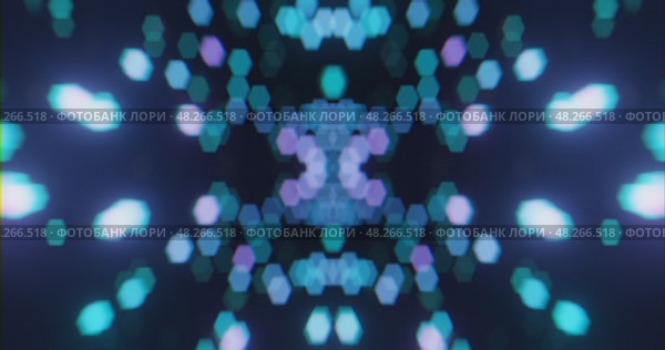 3d render of colorful motion bokeh blur. VJ loop. Стоковая анимация, аниматор Сергей Чубаров / Фотобанк Лори