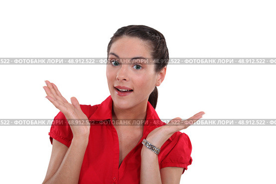 A clueless businesswoman. Стоковое фото, агентство Ingram Publishing / Фотобанк Лори