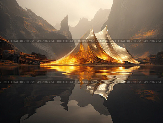 A conceptual painting exploring the theme of interconnectedness and unity, ideal for artistic expression. Стоковое AI-изображение, AI-художник Ярославский Максим / Фотобанк Лори