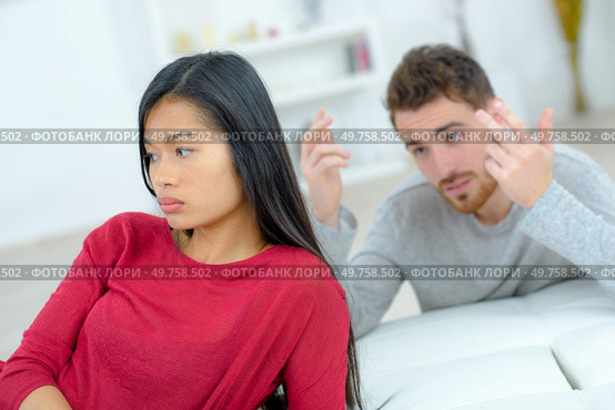 a couple having an argument. Стоковое фото, агентство Ingram Publishing / Фотобанк Лори