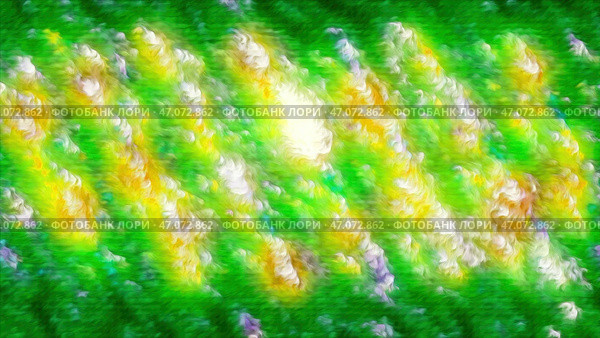 A light background of green shades that shine and shimmer in abstraction. Стоковая иллюстрация, иллюстратор David Kashakhi / Фотобанк Лори