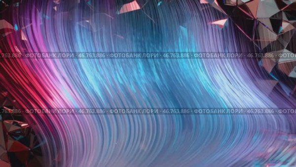 A mesmerising dance of reflections and shadows against a vibrant red-black angular landscape. Abstract design background. Стоковое AI-видео, аниматор Оксана Медведева / Фотобанк Лори