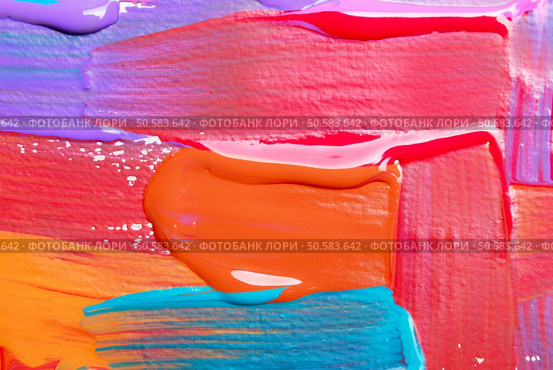 Abstract art backgrounds. Hand-painted background. SELF MADE. Стоковое фото, агентство Ingram Publishing / Фотобанк Лори