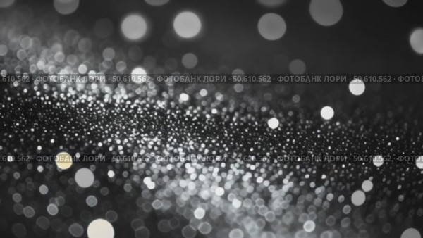 Abstract Close-Up of Shimmering Particles Creating a Dreamlike Atmosphere in a Black Background. Стоковое AI-видео, аниматор Юлия Гапеенко / Фотобанк Лори