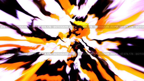Abstract cosmic background with flying nebulae. Стоковая иллюстрация, иллюстратор David Kashakhi / Фотобанк Лори