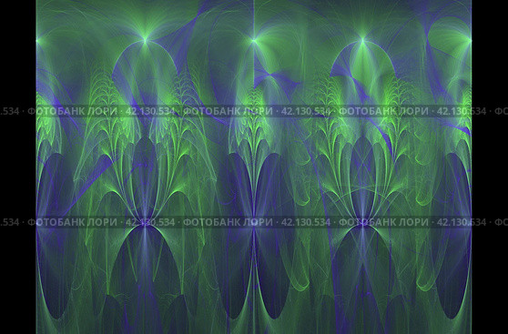 Abstract fractal 3d circle image. Стоковая иллюстрация, иллюстратор Helga Preiman / Фотобанк Лори