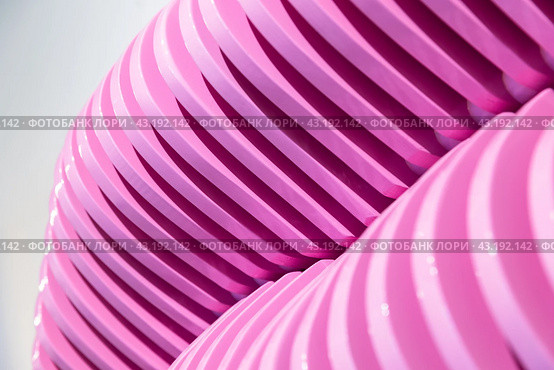 Abstract geometric pattern of parametric pink structure. Стоковое фото, фотограф EugeneSergeev / Фотобанк Лори