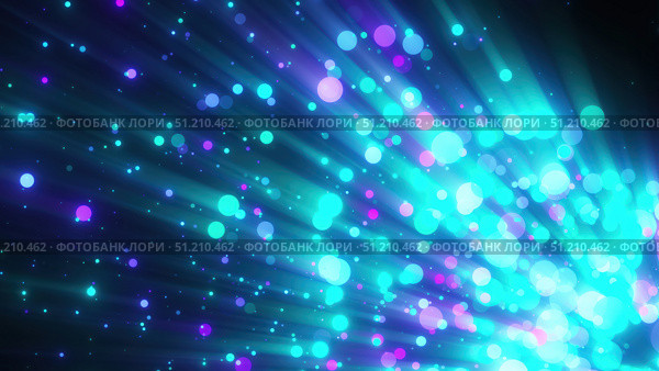 Abstract glowing particles with shine. Стоковая иллюстрация, иллюстратор Роман Будников / Фотобанк Лори