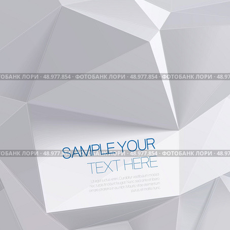 Abstract Low polygon geometry shape. Vector illustration. Low polygon geometry shape. Vector illustration. Стоковая иллюстрация, агентство Ingram Publishing / Фотобанк Лори